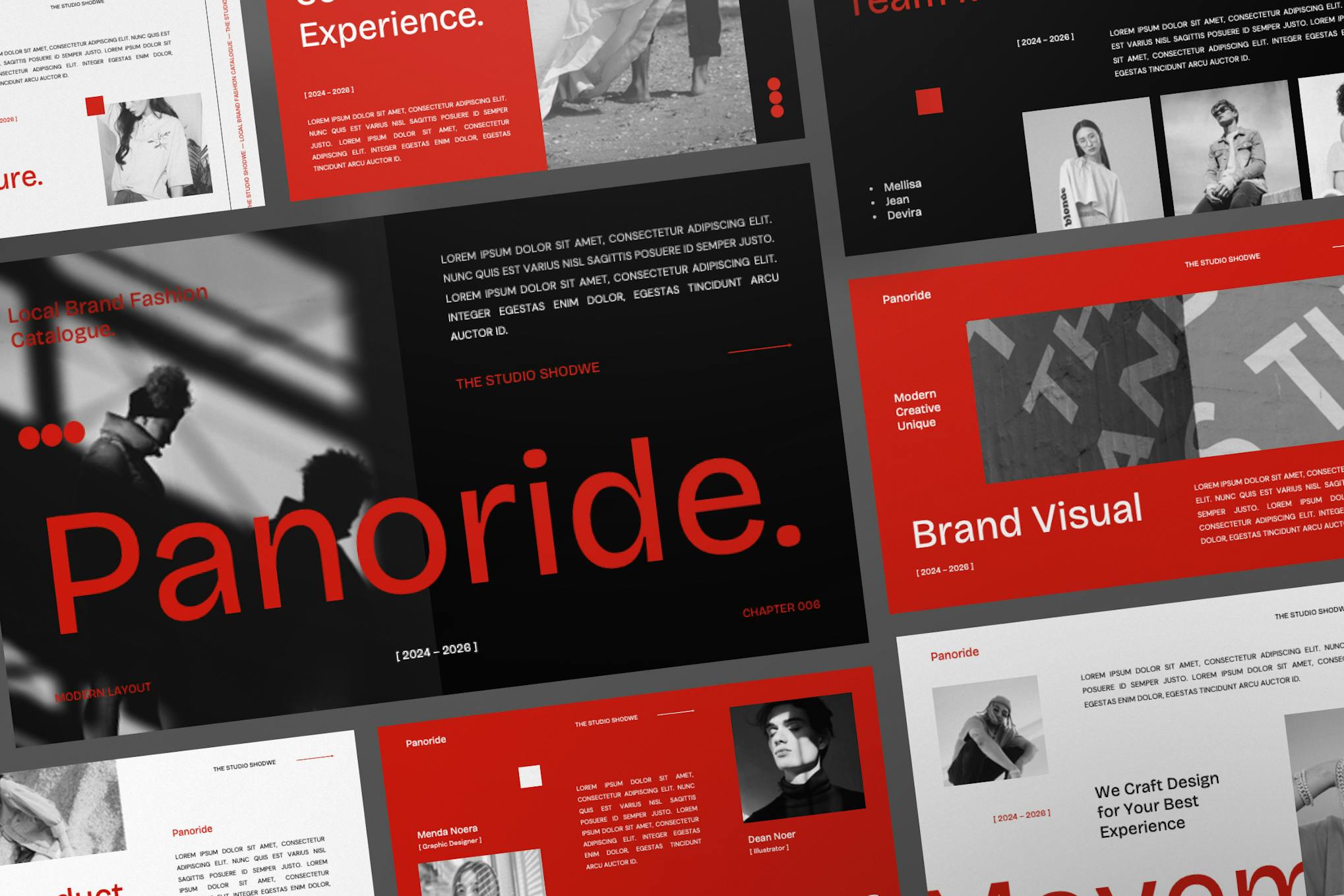 Panoride - Brand Showcase Google Slides Template