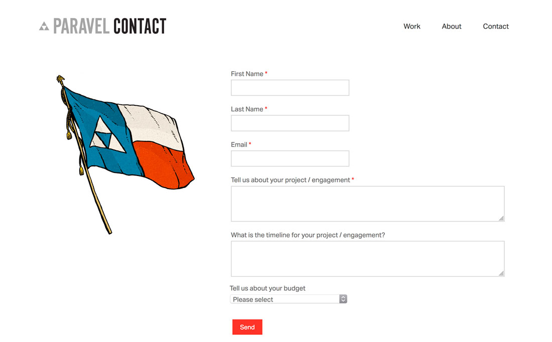 paravel-2 7 Tips for Better Contact Form Design (With Examples) design tips 