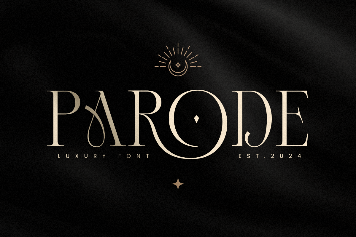 Parode - Luxury Logo Serif Font