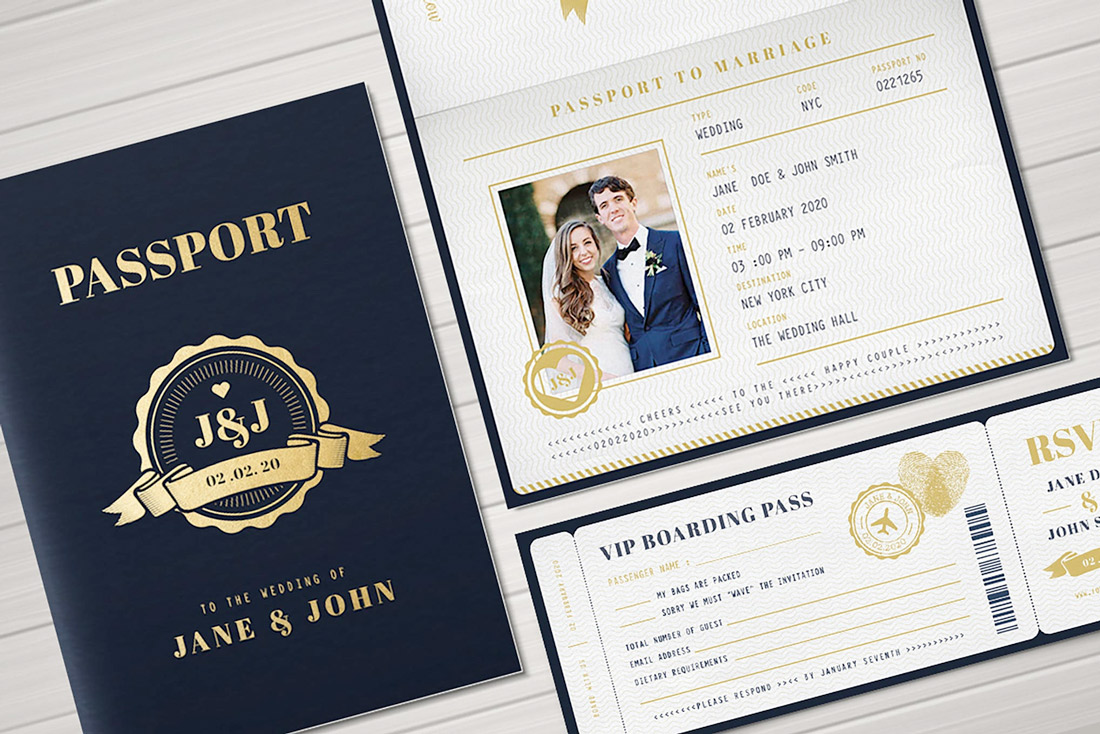 passport-monogram Wedding Monogram Logo Ideas, Tips & Advice design tips 