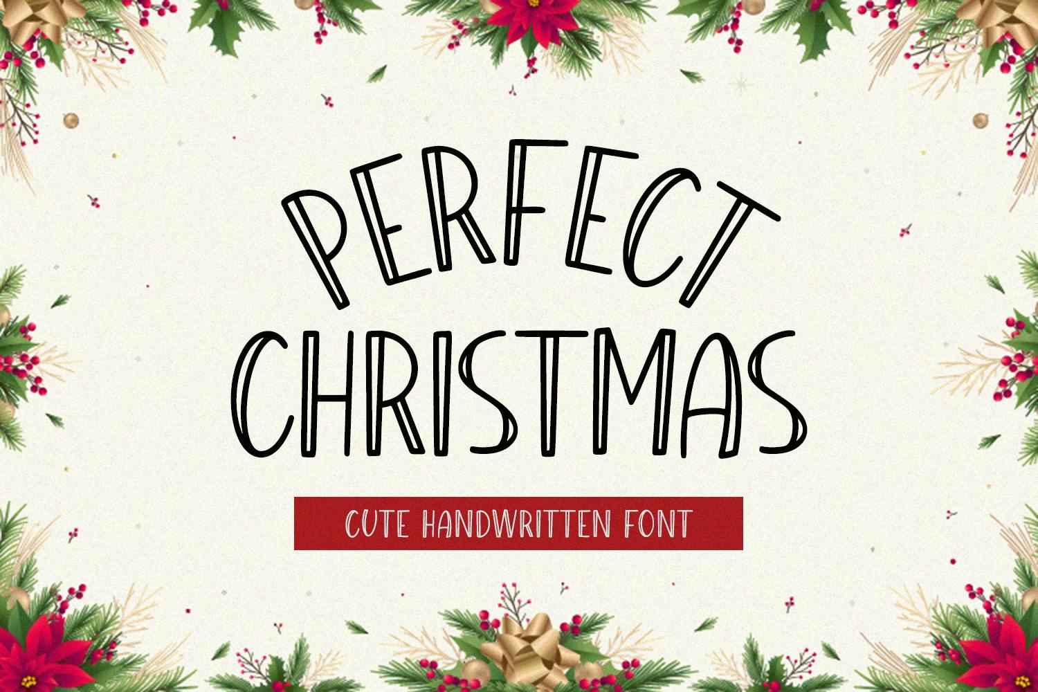 Perfect Christmas - X-Mas Font