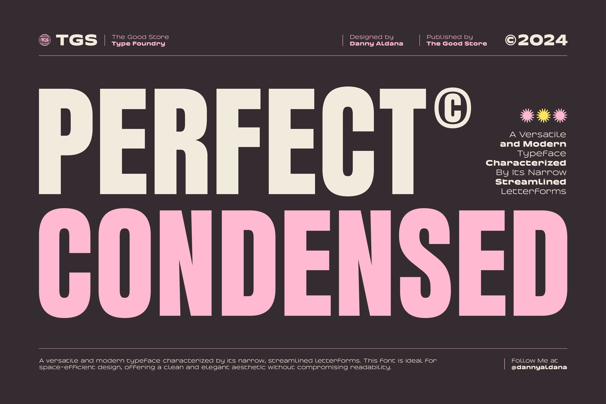 Perfect Condensed - Poster Font