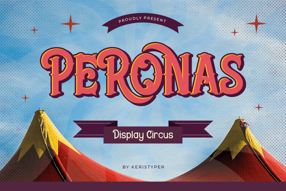 Peronas - Vintage Carnival Font