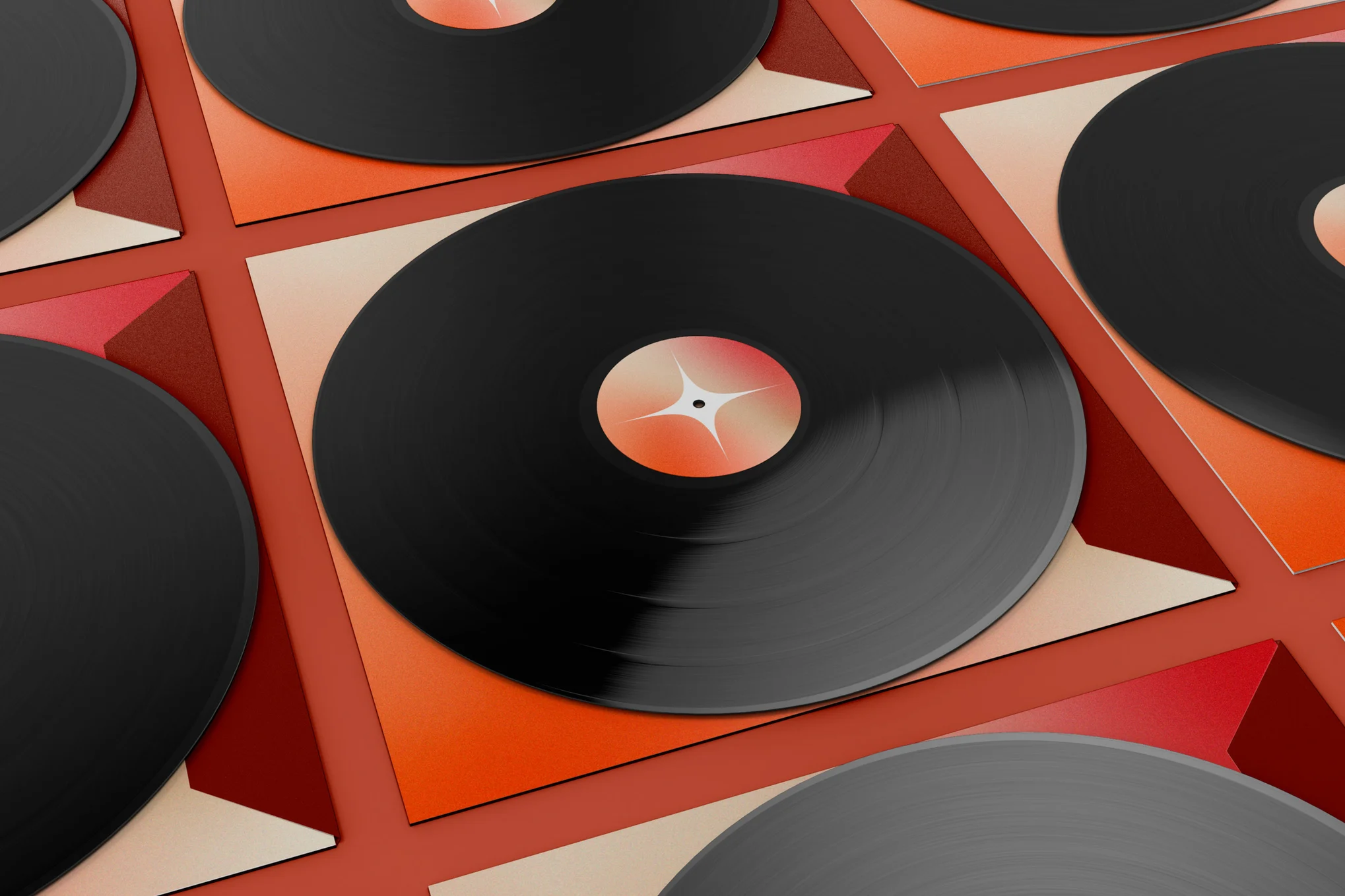 Perspective Vinyl Mockup Template