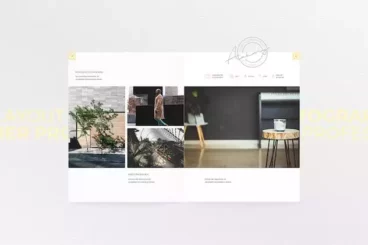 First alternate image for PhotoBook & Portfolio Book Template