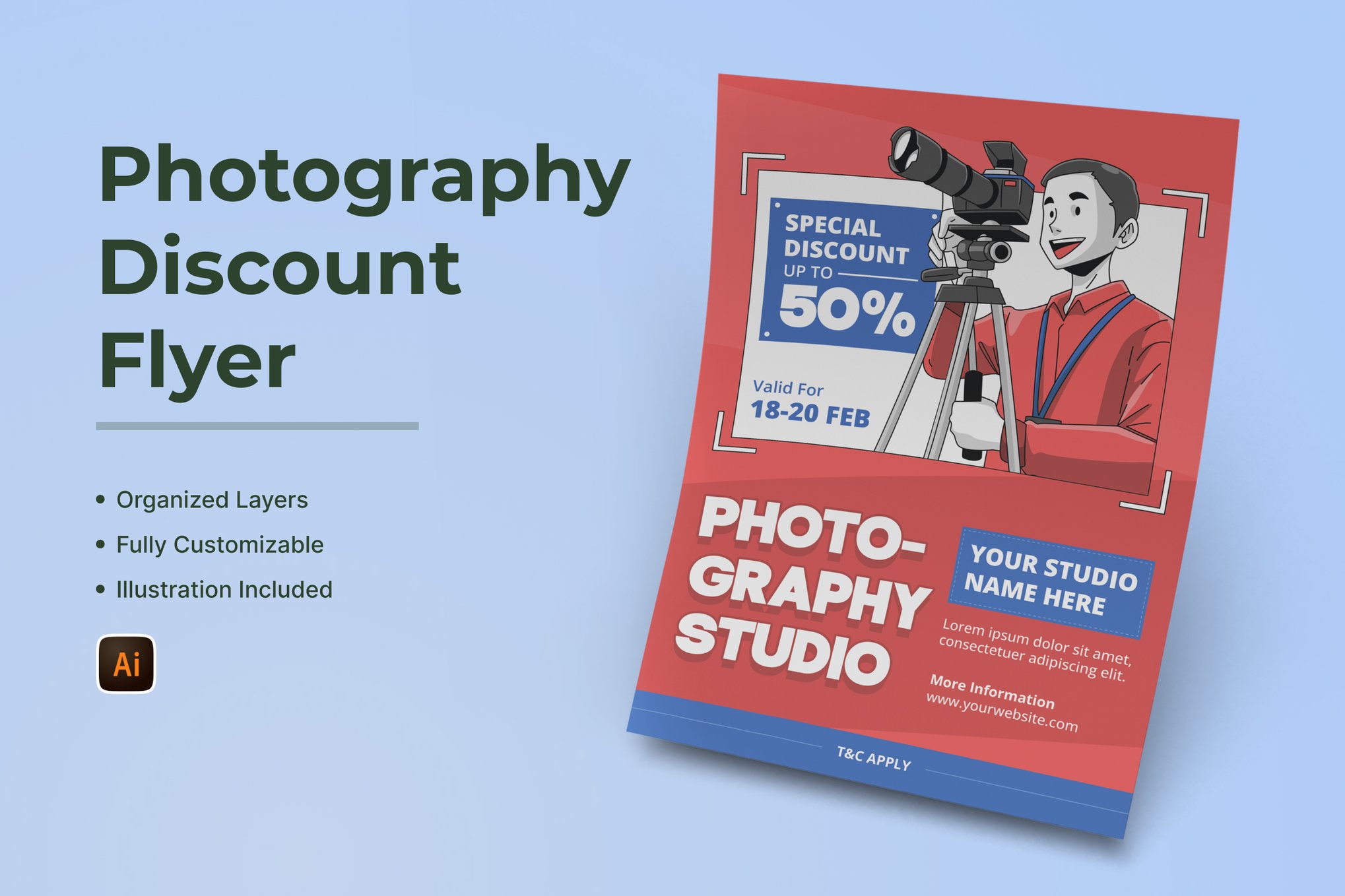 Photography Discount Flyer Template