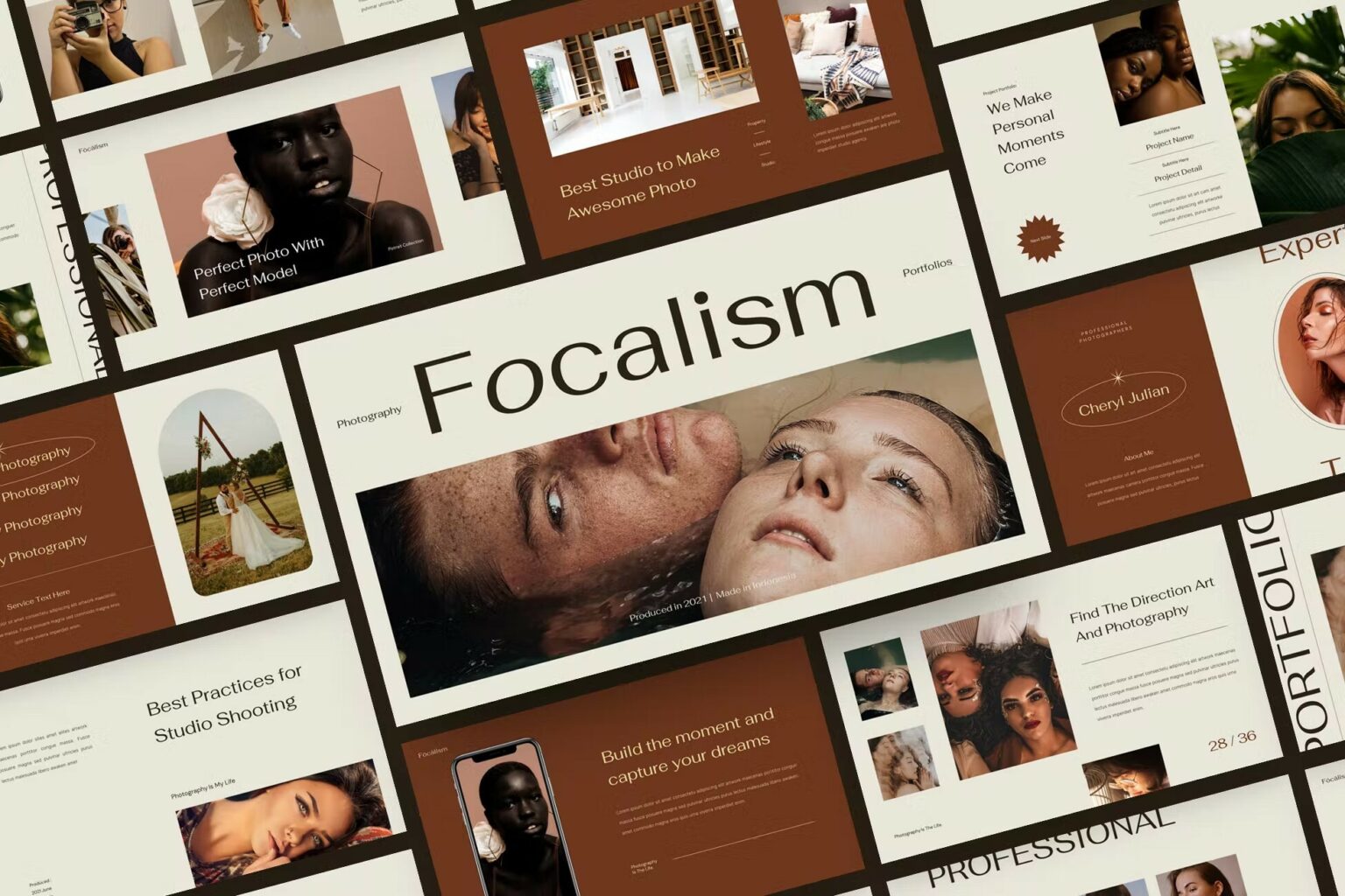 20 Photography Presentation Templates For PowerPoint Photo Album 