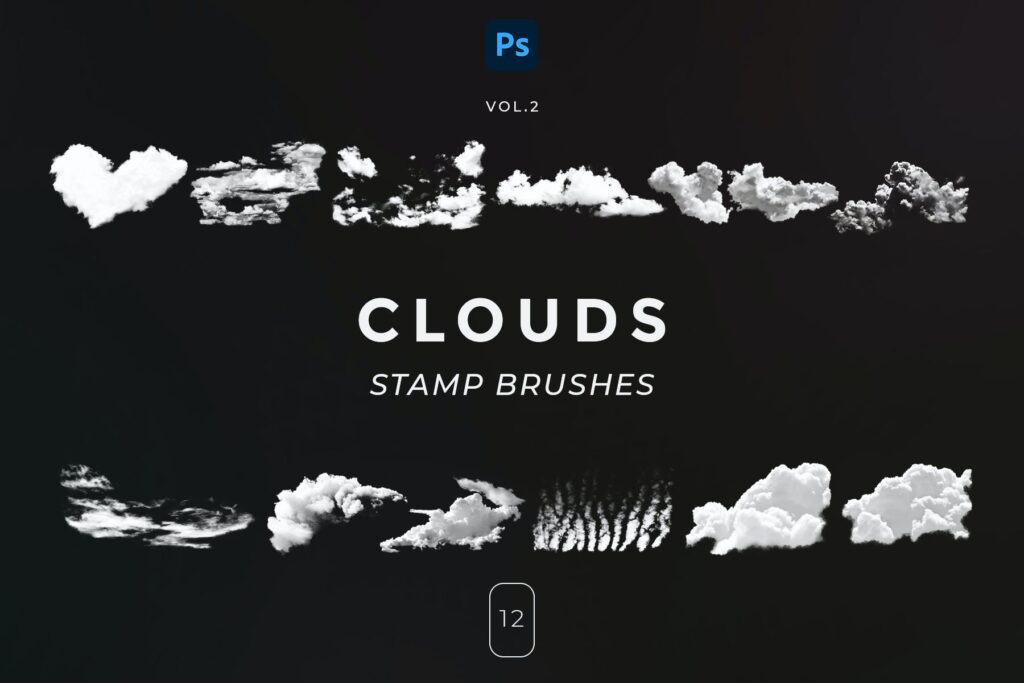 20+ Best Cloud Photoshop Brushes & Actions | Design Shack