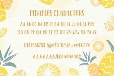 First alternate image for Pinaples Kids Cartoon Font