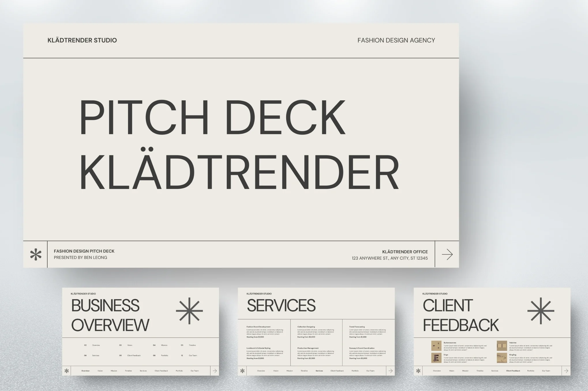 Pitch Deck Keynote Template