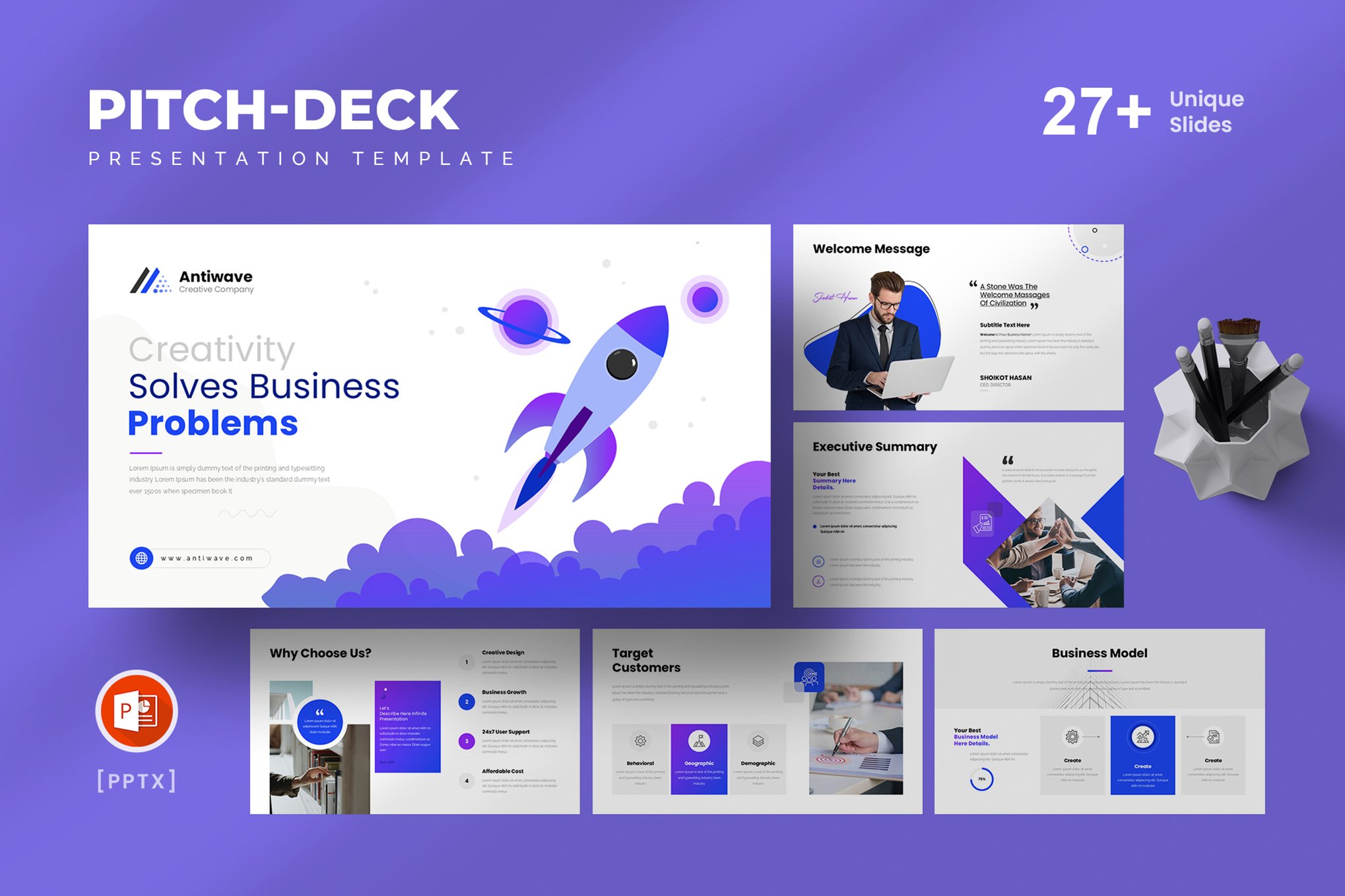 Pitch-Deck PowerPoint Presentation Template