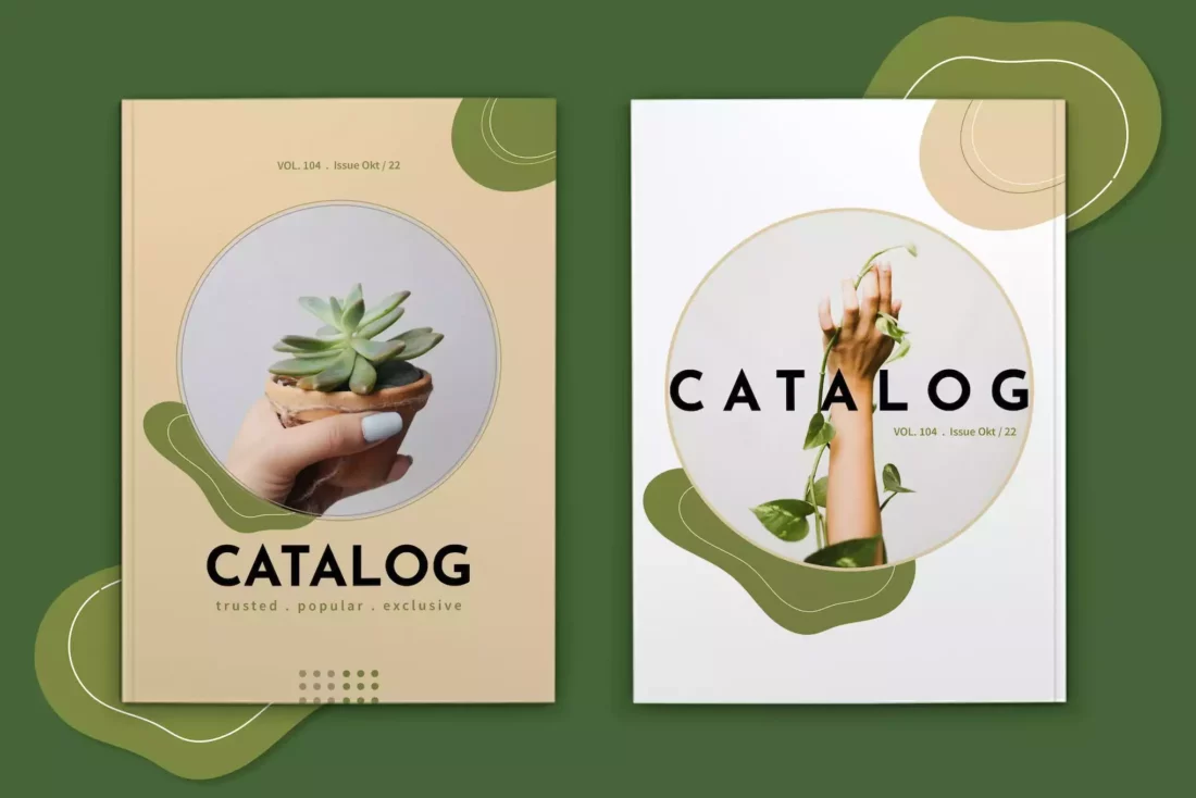 Plants Catalog Template for InDesign Design Shack
