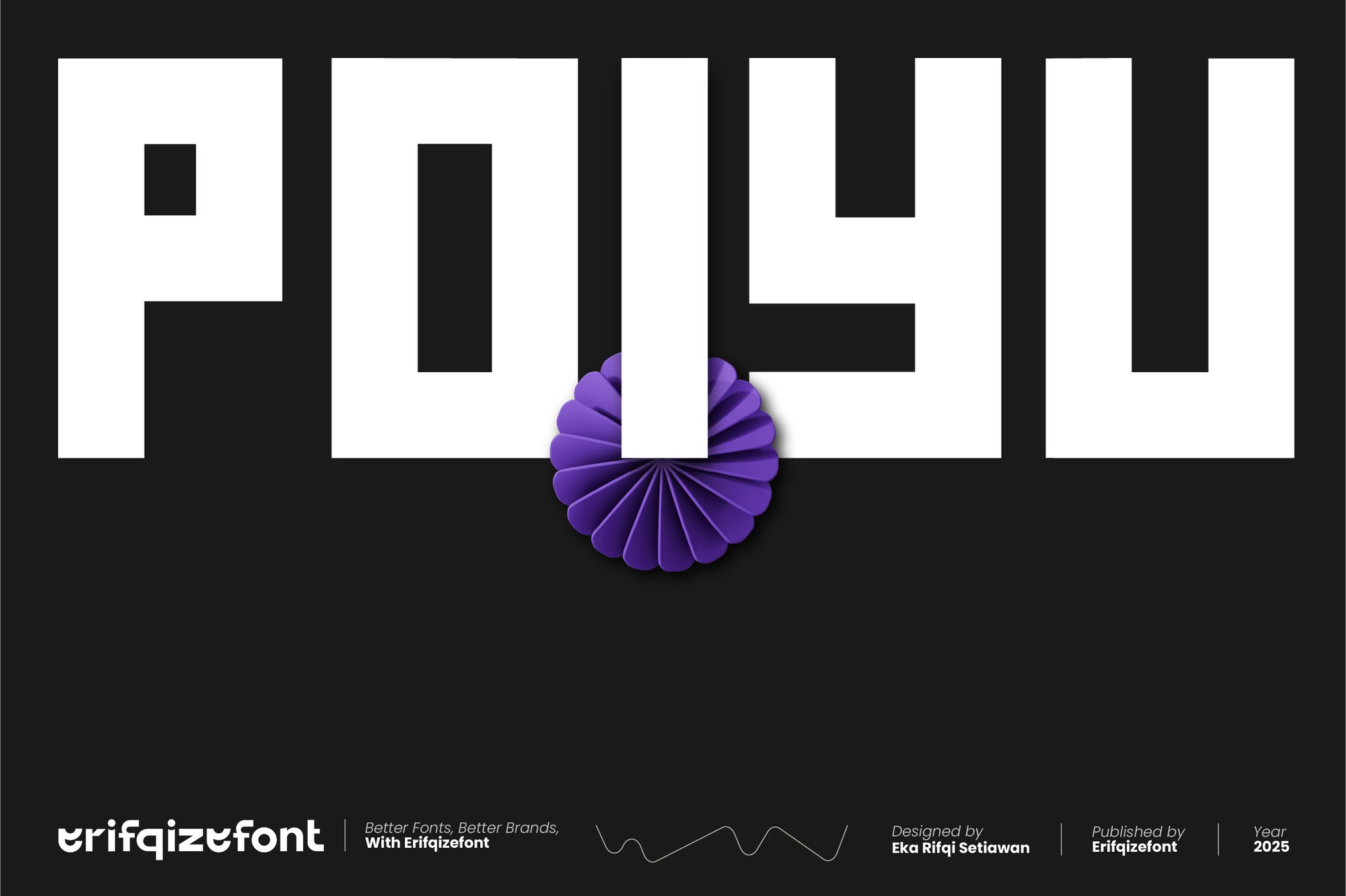 Poiyu - Bold Square Font