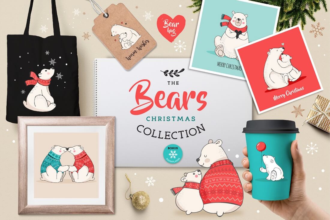 polar-bears 70+ Christmas Mockups, Icons, Graphics & Resources design tips 