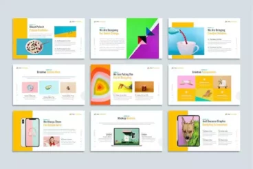 Second alternate image for Polariz Colorful Portfolio PowerPoint Template