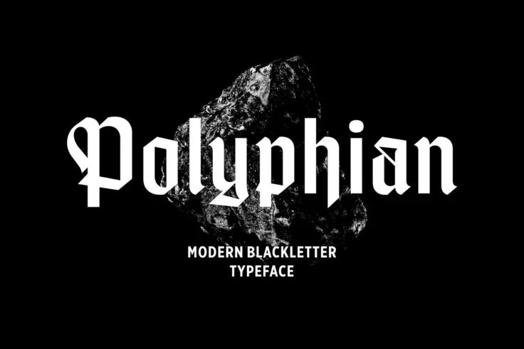 View Information about Polyphian Modern Edgy Font