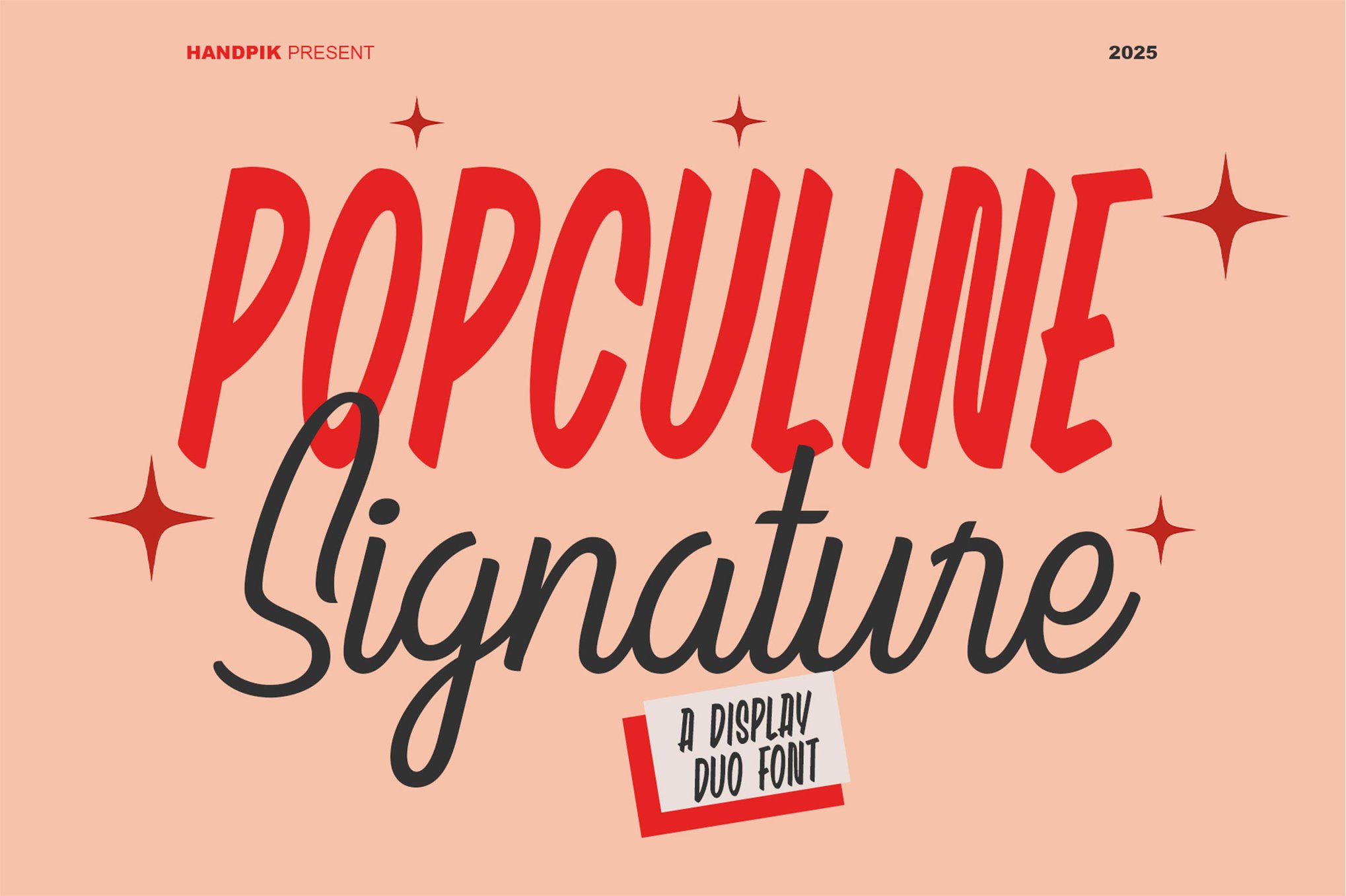 Popculine - Signature Pop Art Font