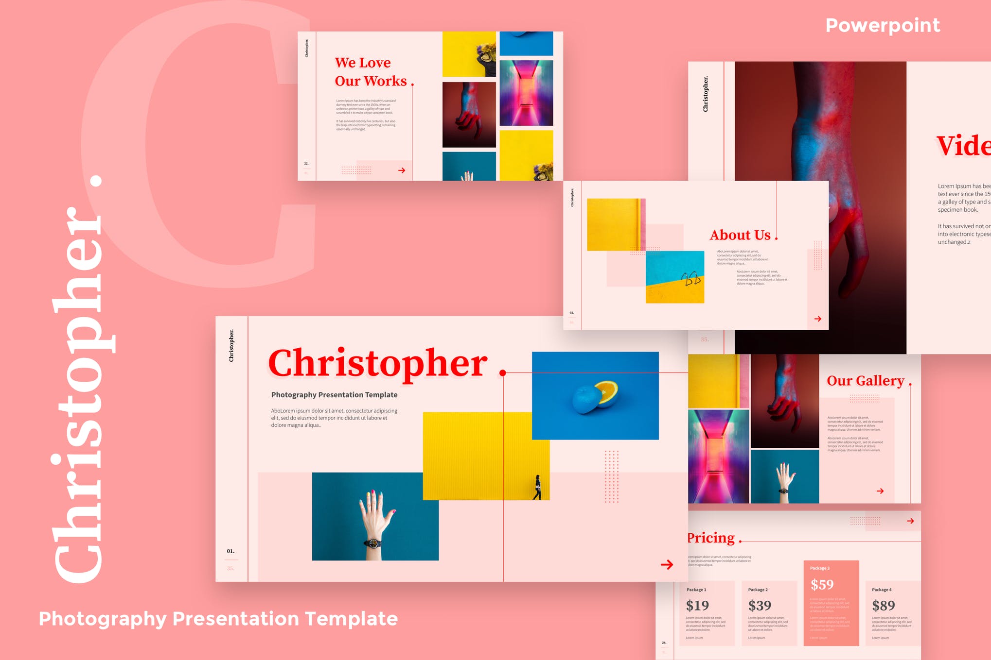 presentation portfolio design