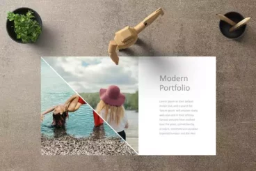 First alternate image for PORTO Creative Powerpoint Portfolio Template