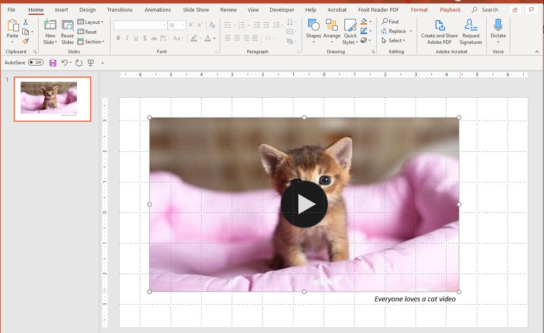 embed youtube video in powerpoint