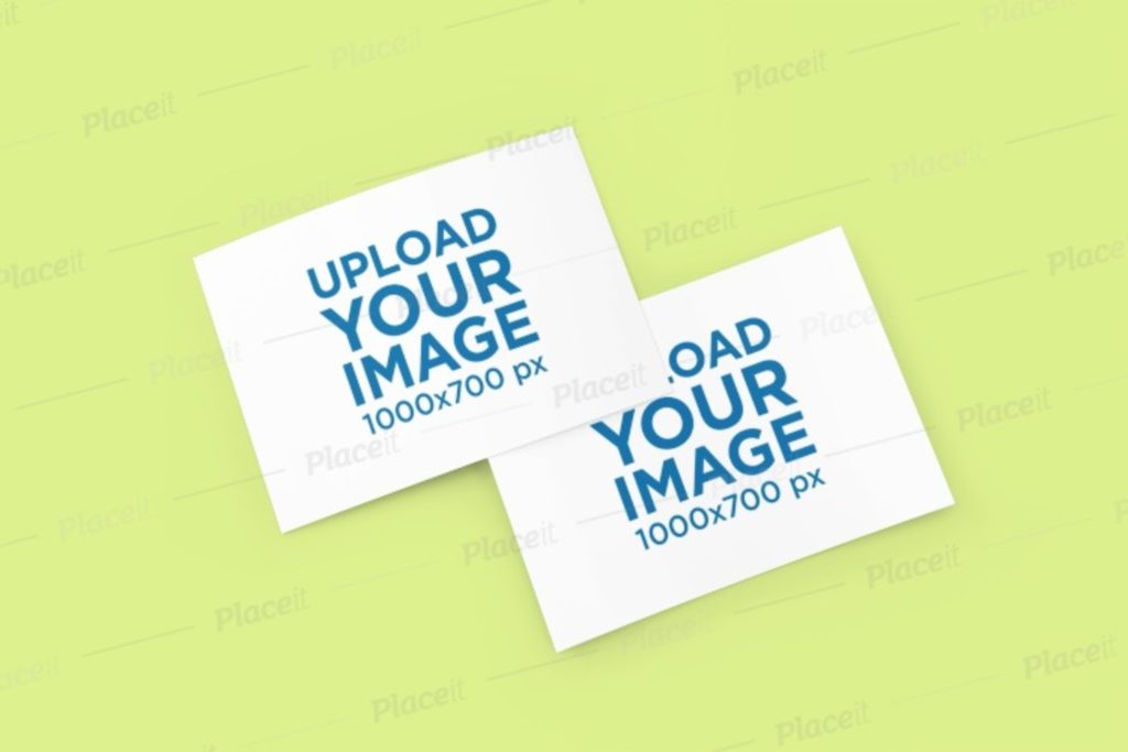 Premium PSD  Dual tone photo effect mockup