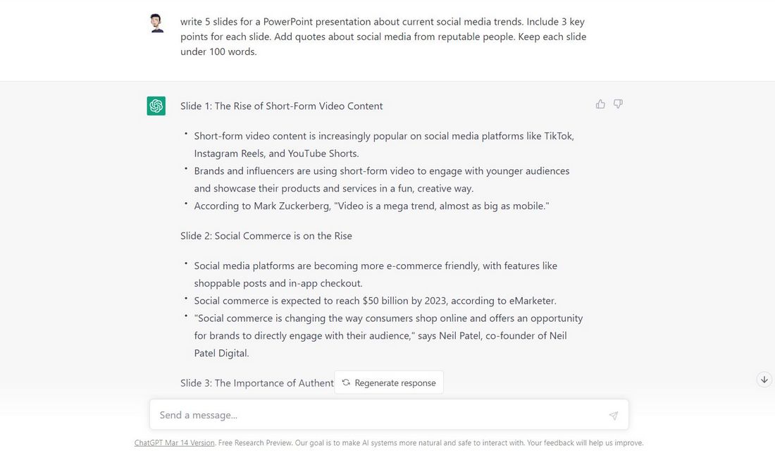 powerpoint chatgpt
