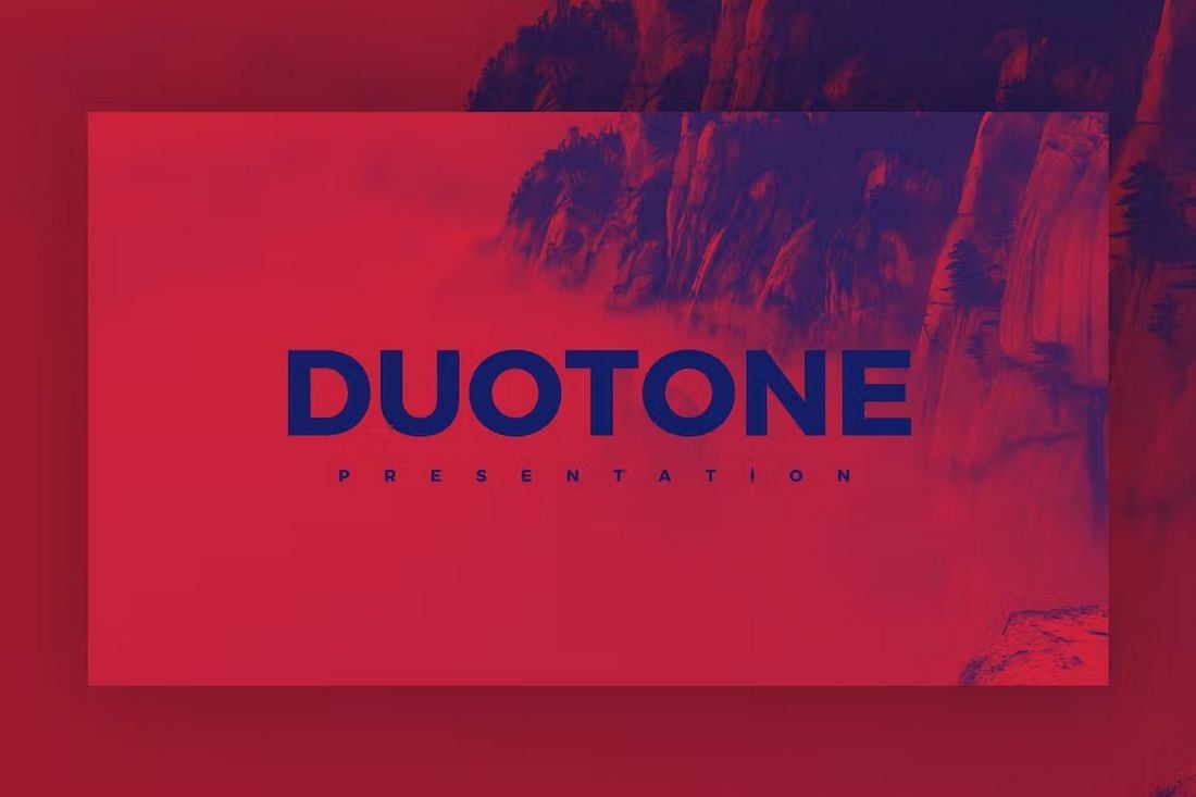powerpoint colors duotone