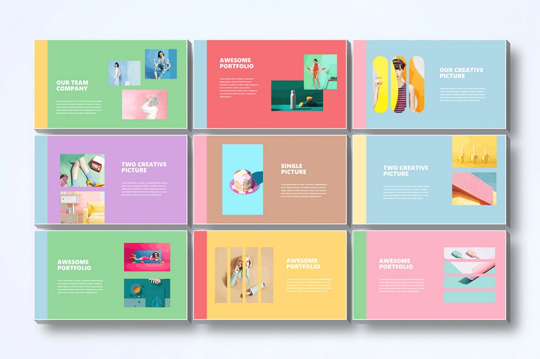 powerpoint pastel colors