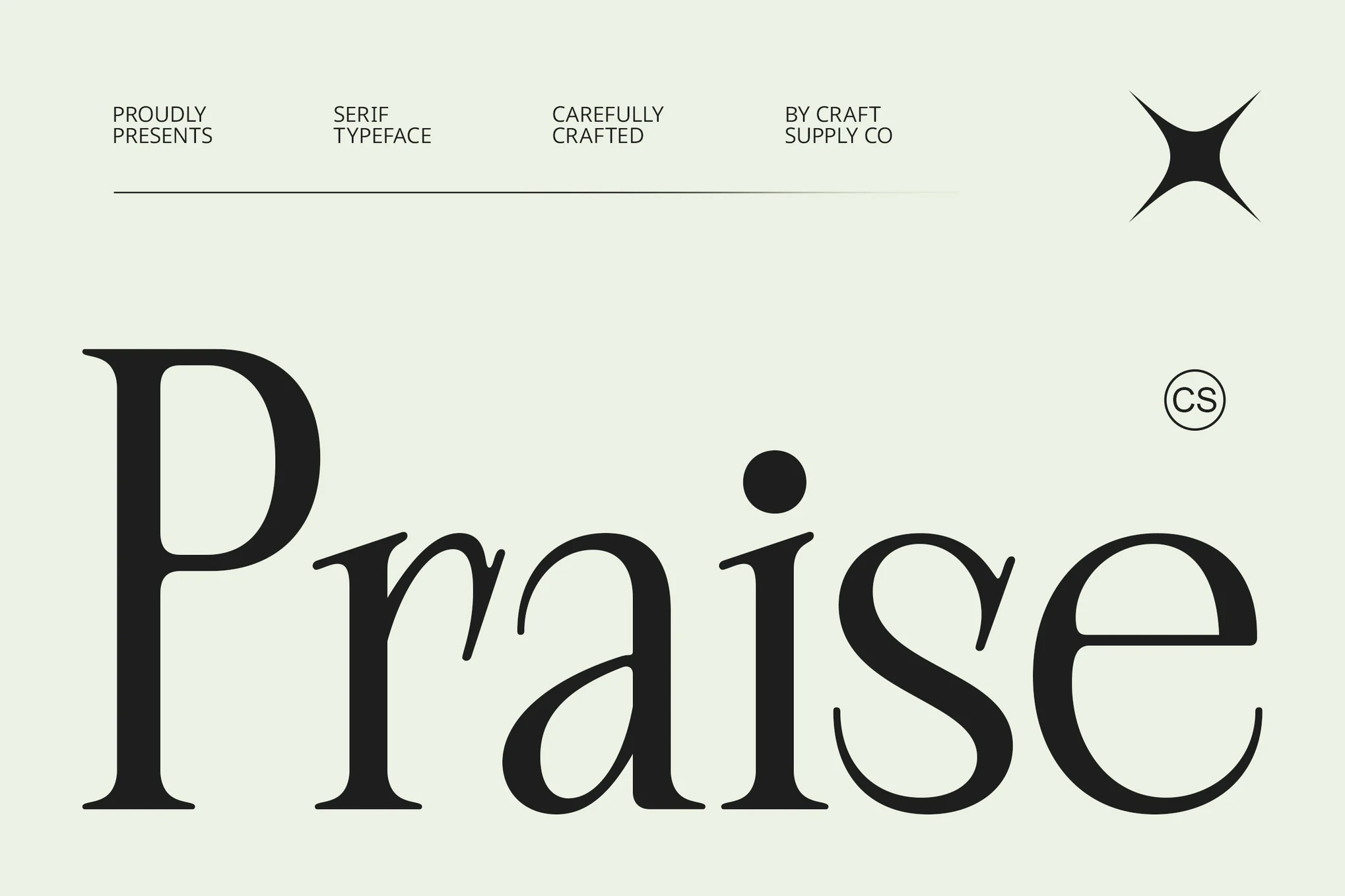 Praise - Elegant Font for Business Cards