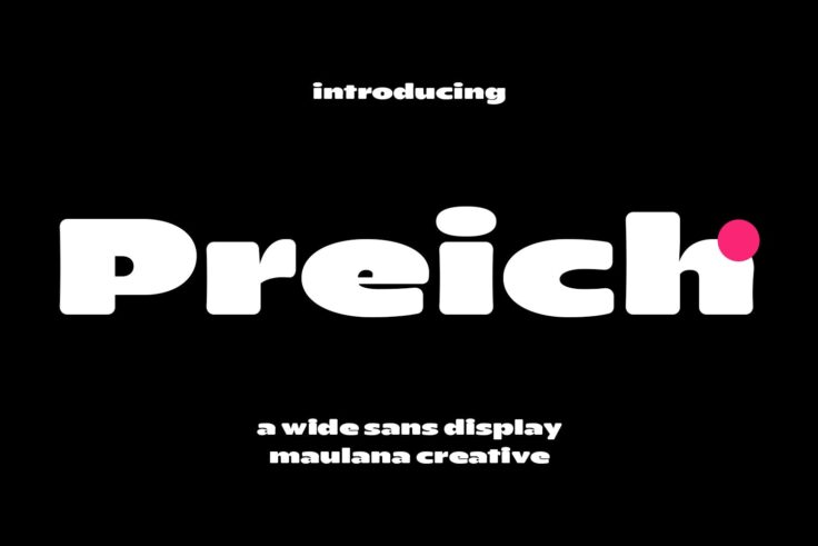 View Information about Preich Wide Sans Font