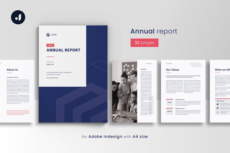 View Information about Premium Annual Report Template