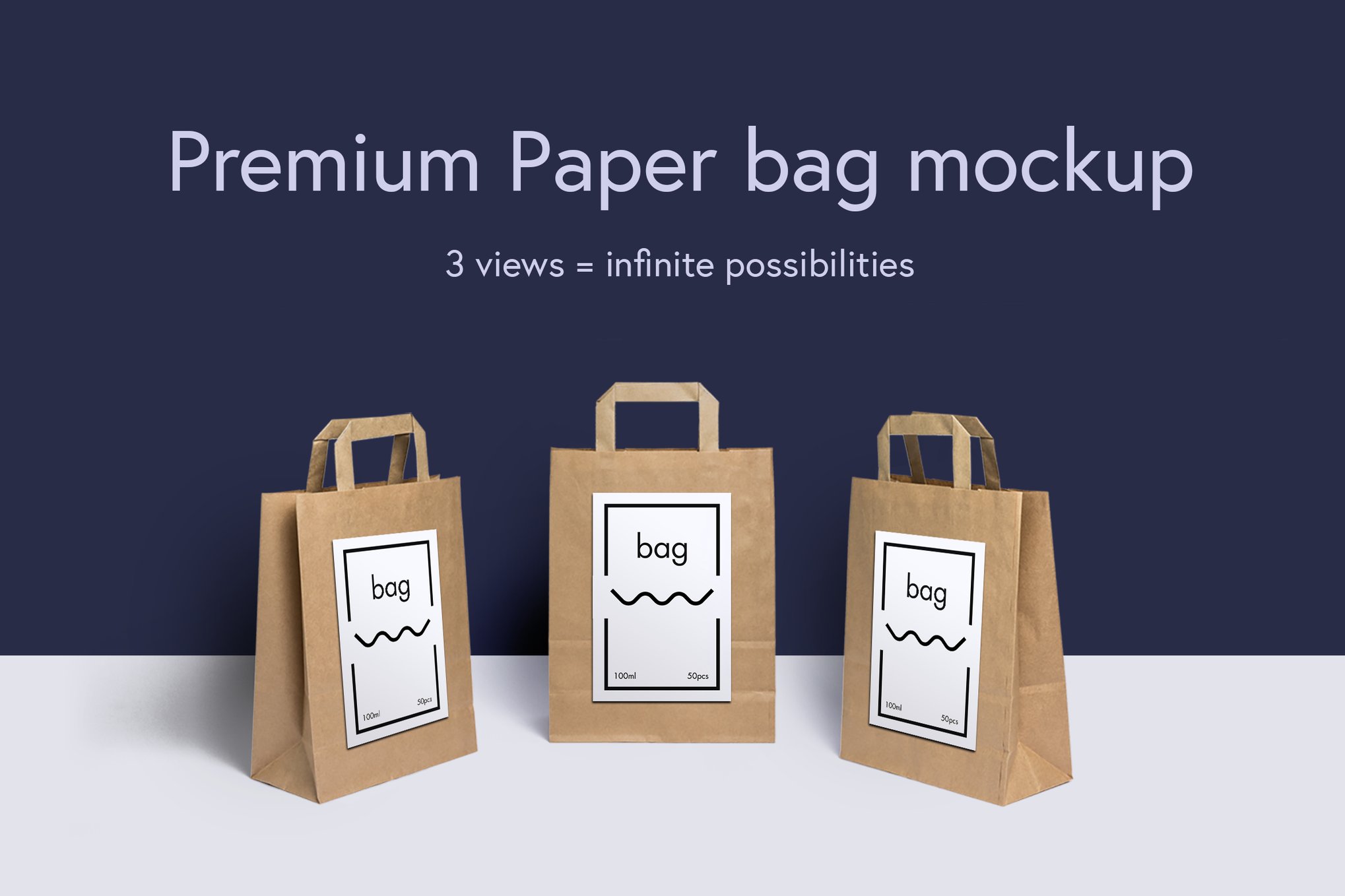 Premium Paper Bag Mockups