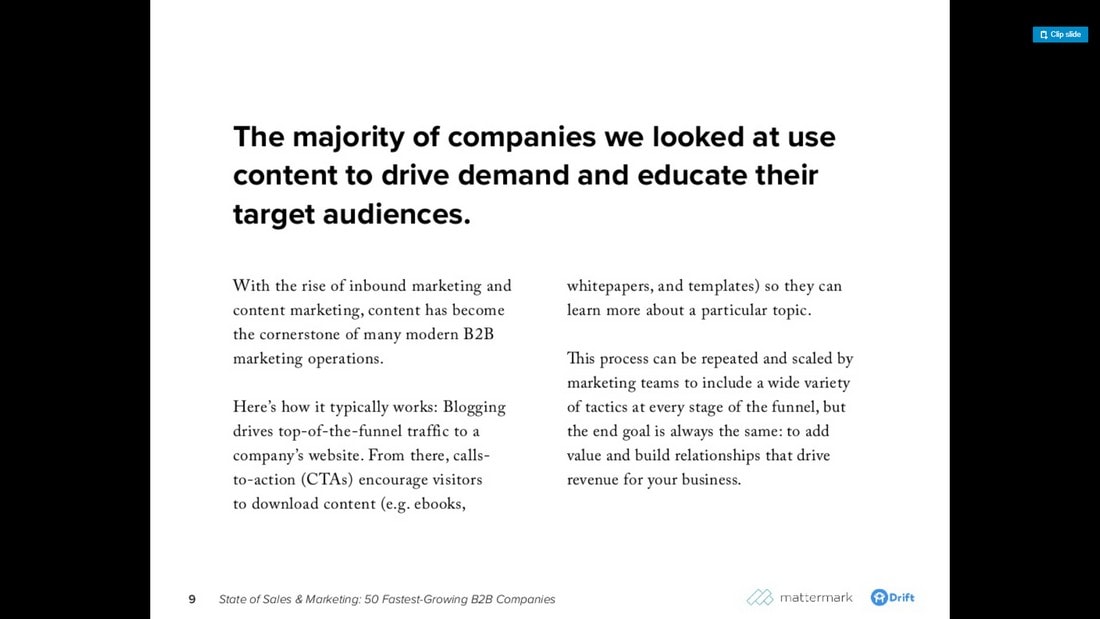 presentation example- long paragraphs