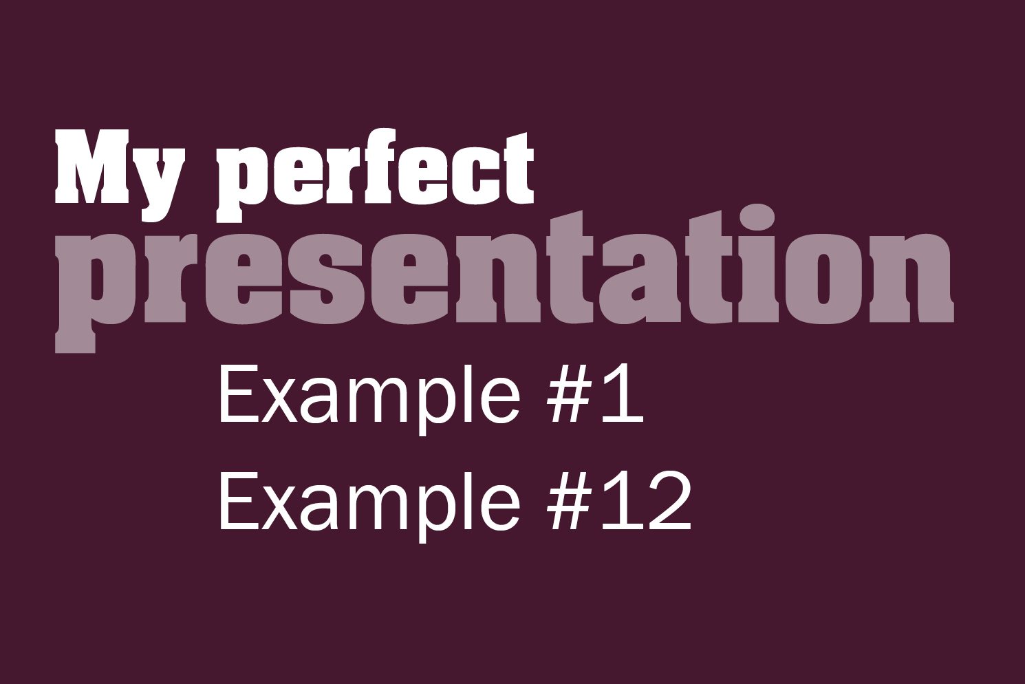 presentation design