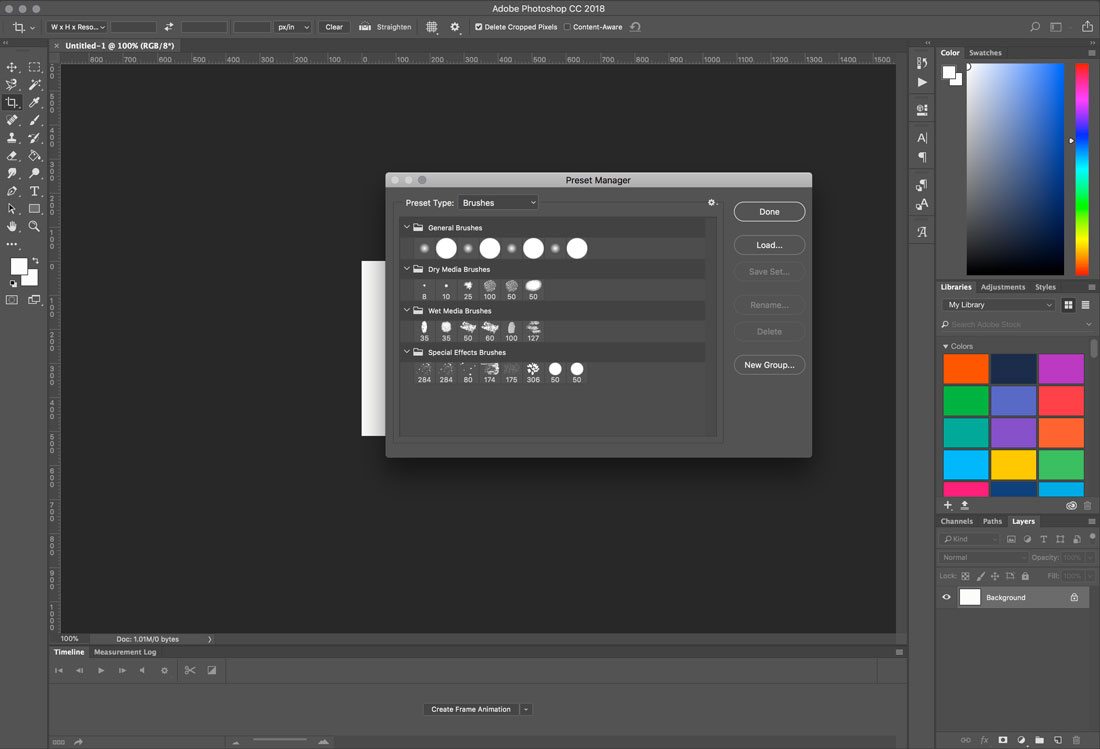 how to install photoshop cc brushes