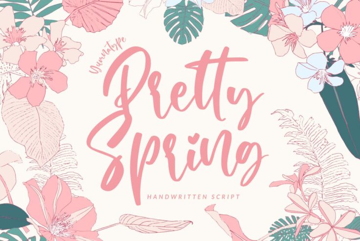 25+ Best Spring Fonts (+ Spring Break Typefaces) – Yes Web Designs