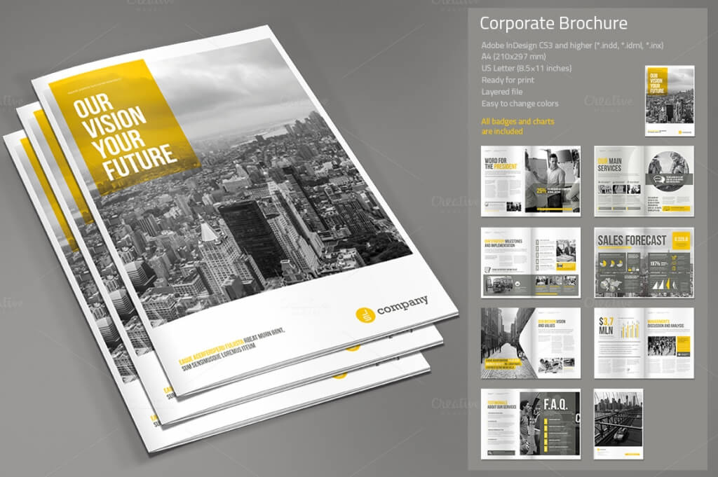 70 Modern Corporate Brochure Templates Design Shack
