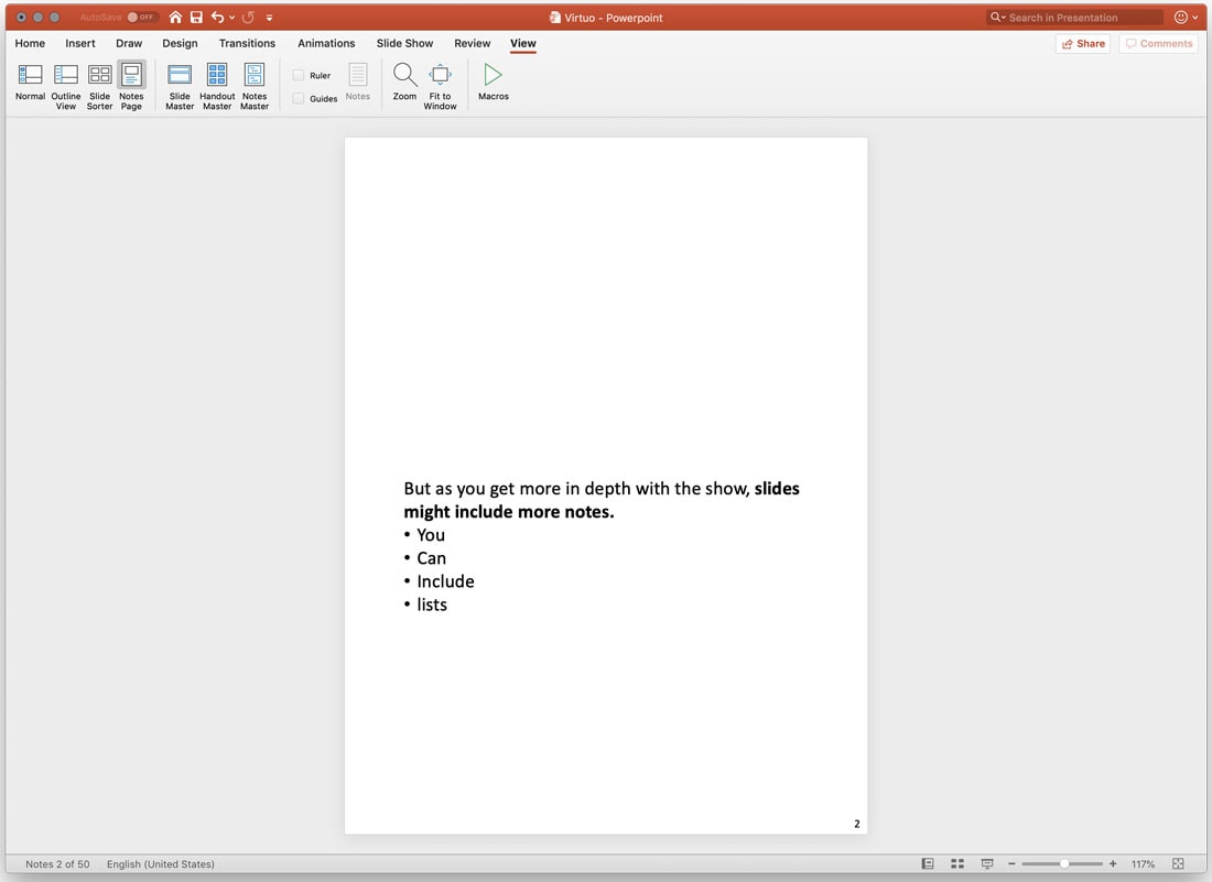 how to print powerpoint with notes