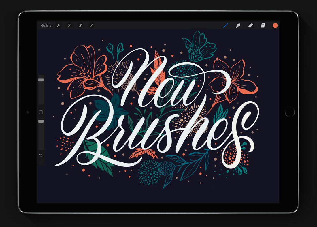 procreate-typography Procreate vs. Photoshop: Should You Make the Switch? design tips Graphics|Software|photoshop|procreate 