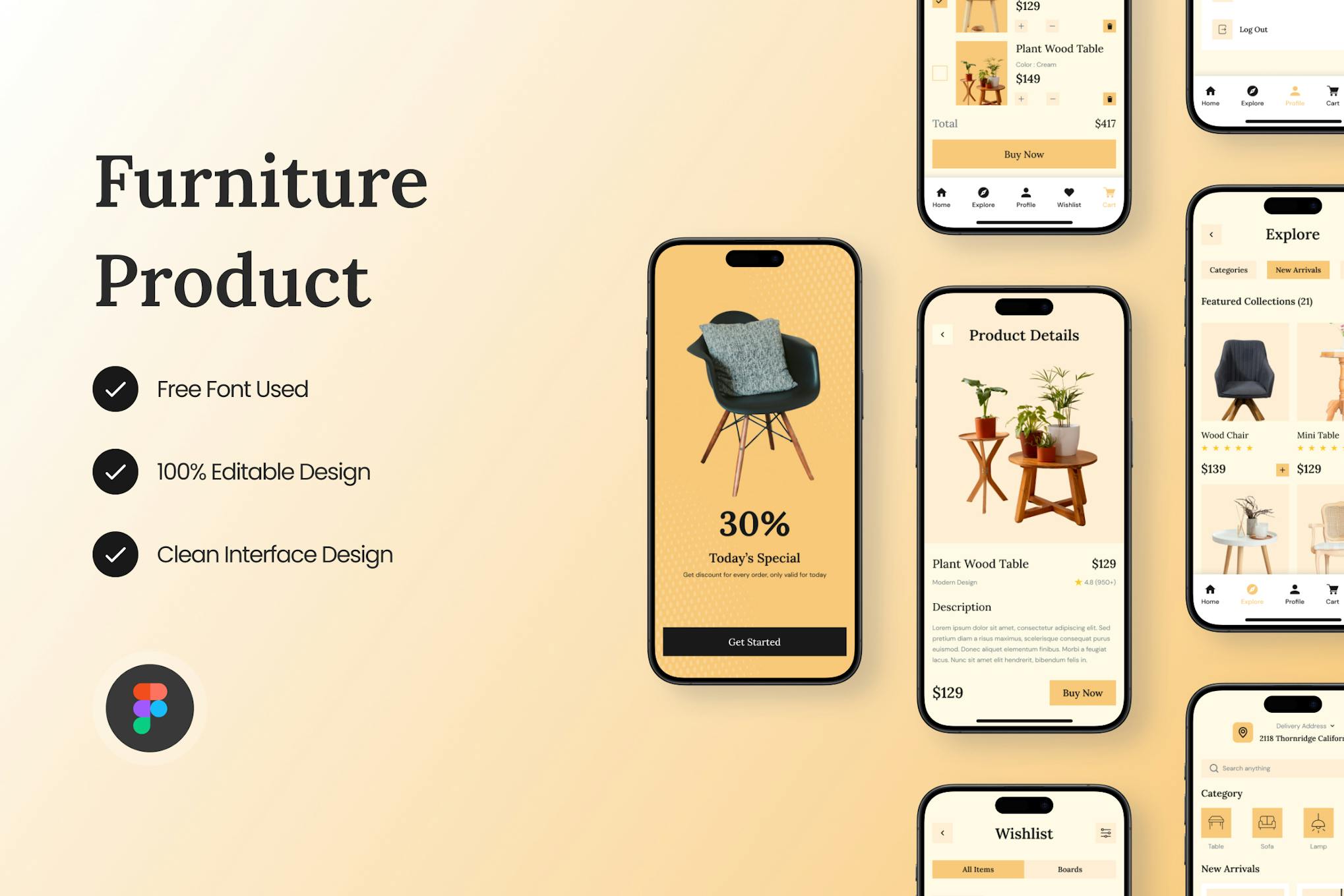 Product Catalog Mobile App UIs