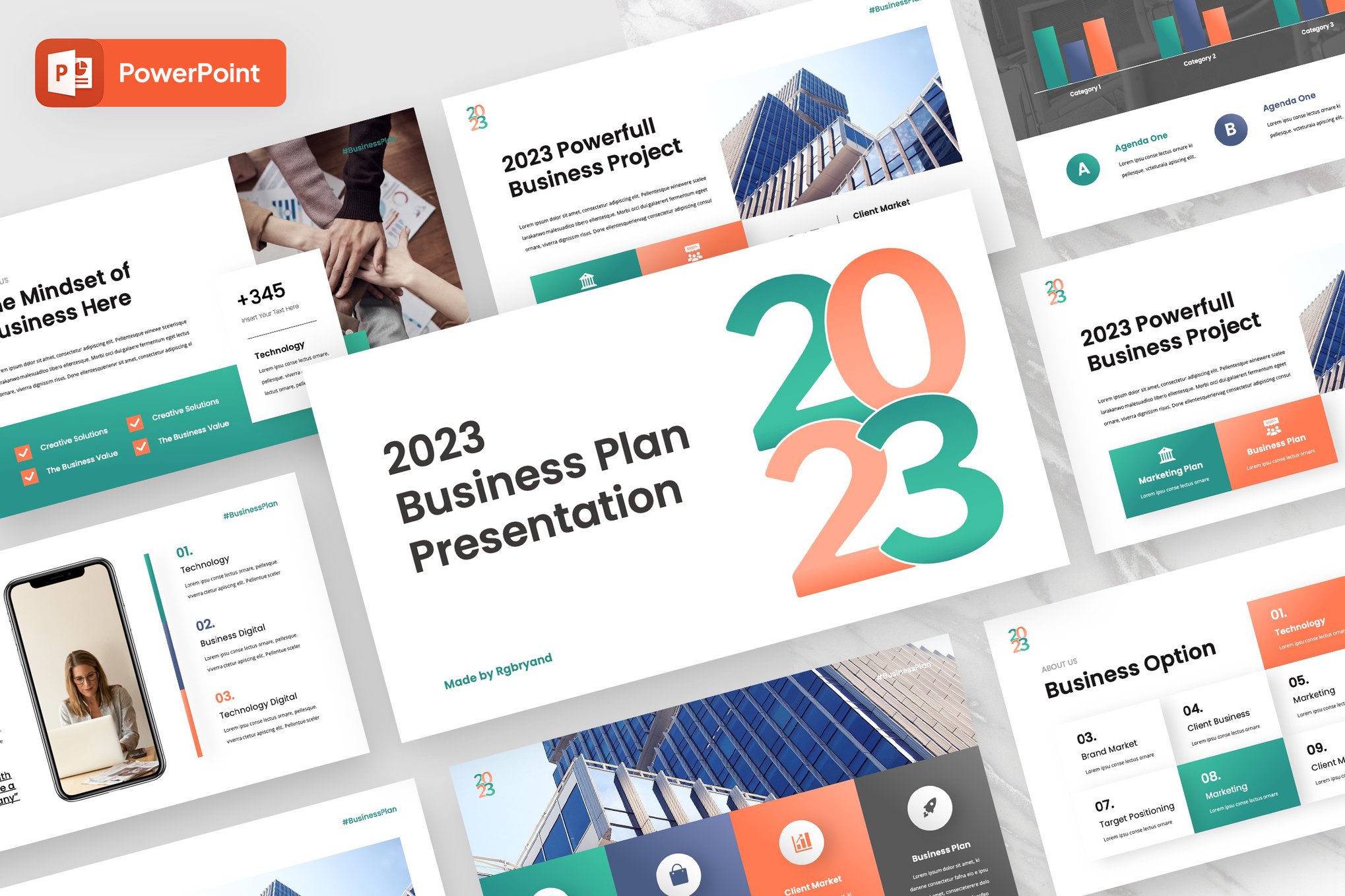Professional Business Plan PowerPoint Template