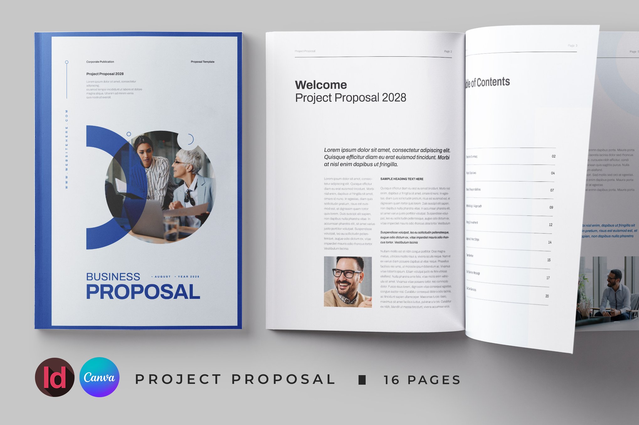 Professional Business Proposal Template INDD