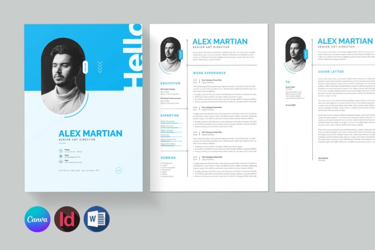 25+ resume canva terbaik & template cv - desainae.com