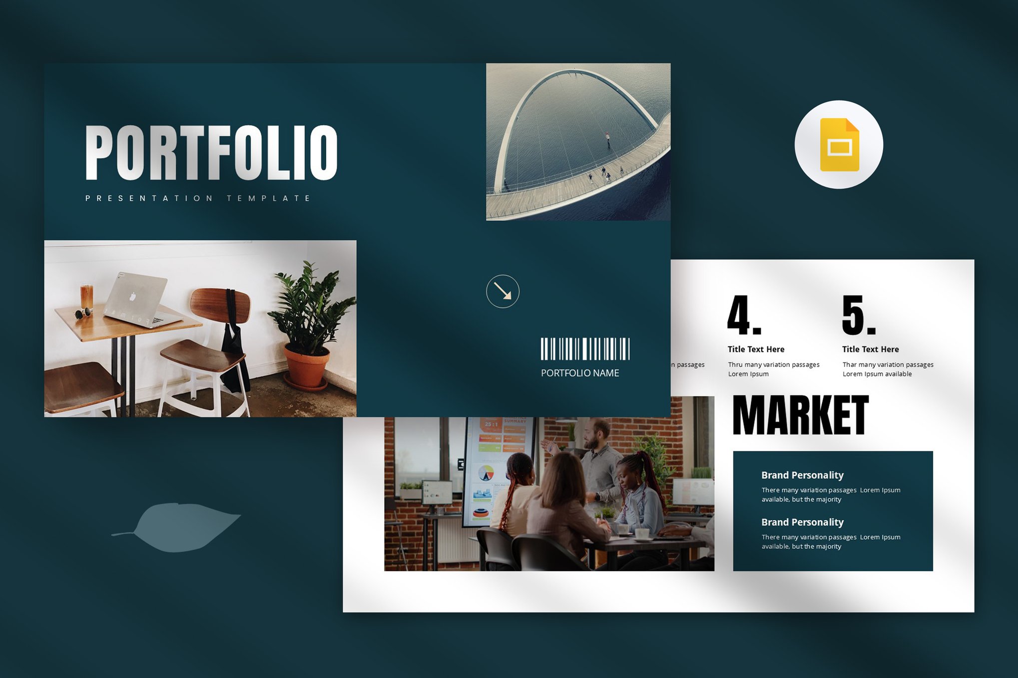 Professional Google Slides Portfolio Template