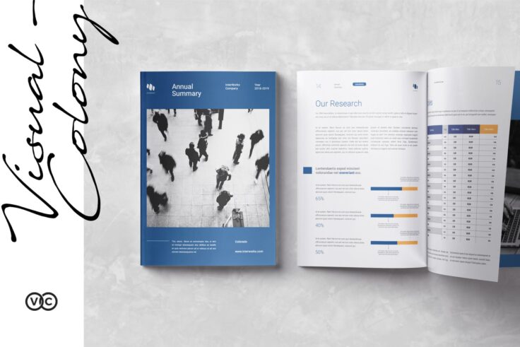 View Information about Professional InDesign Annual Report Template