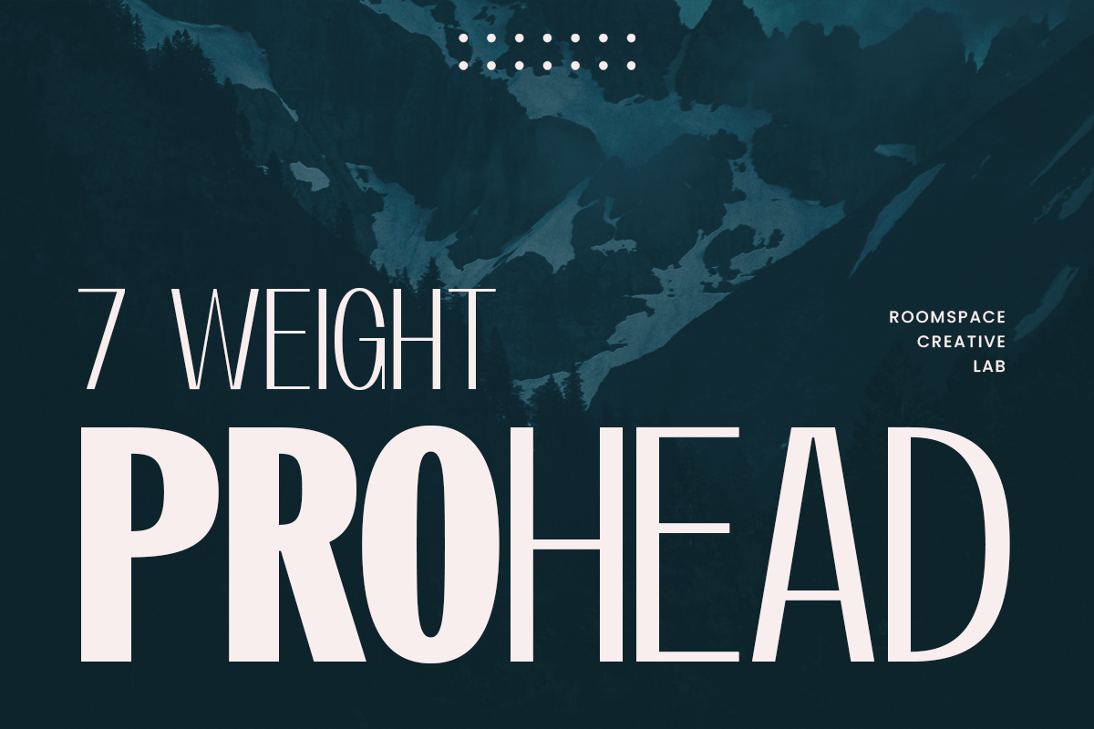 Prohead - Modern Condensed Caption Font