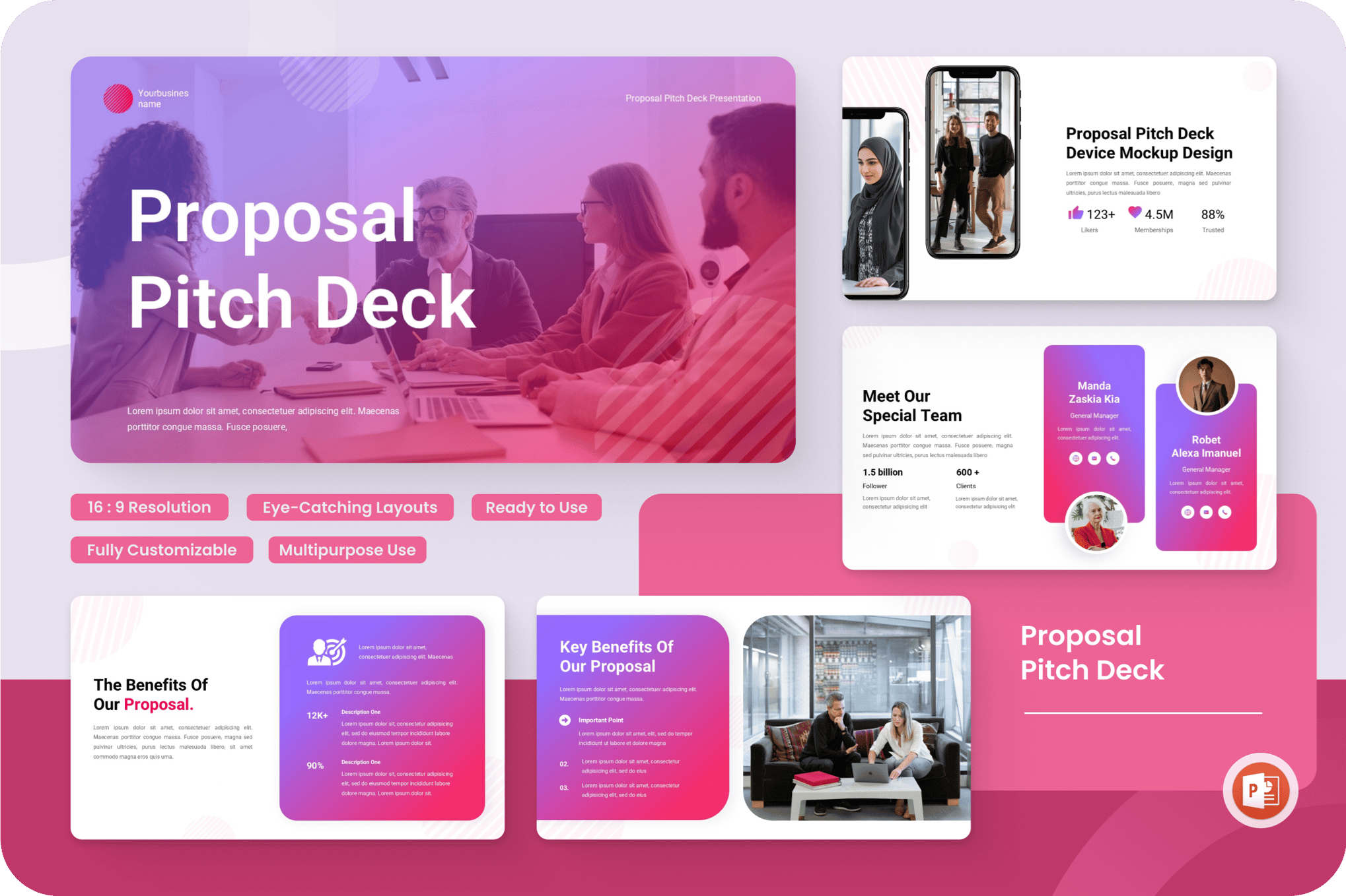 Proposal Pitch Deck PowerPoint Template