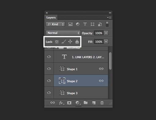 photoshop layers panel