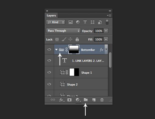 photoshop layers panel