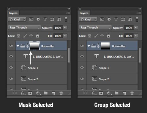 photoshop layers panel